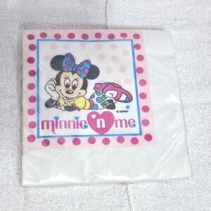 Beach Minnie 'n me 20 count napkins in original packaging Made in USA